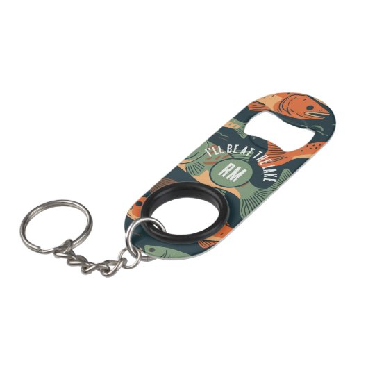 Forel Vist Monogram Mini Flessenopener (Voorkant Gekanteld)
