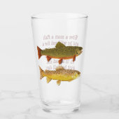 Forel Vist Pint Glass Glas (Voorkant)