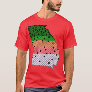 Forel Vist Regenboogforelpatroon Georgië Staat T-shirt