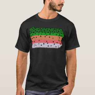 Forel Vist regenboogforelpatroon Pennsylvania S T-shirt