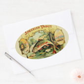  forel Vist stickers (Envelop)