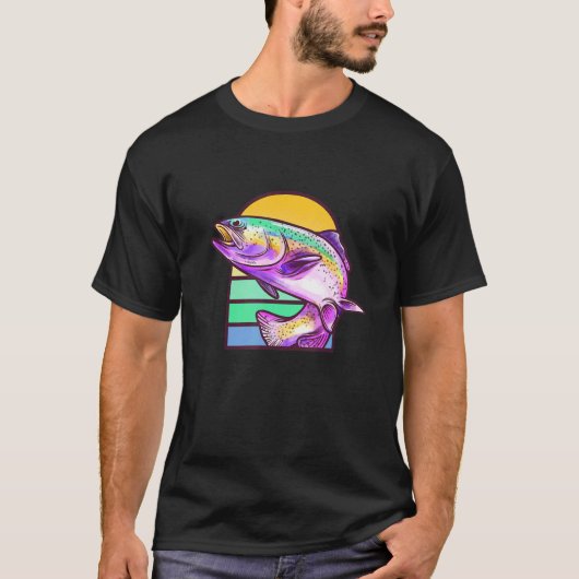 forel Vist zoetwatervis T-shirt (Voorkant)
