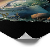 Forel Vlieg Vissen Bergen Natuur Visser Poster (Hoek)