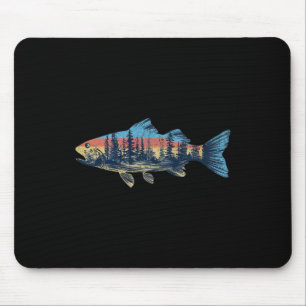 Forel Vlieg Vissen Natuur Outdoor Fisherman Wildli Muismat