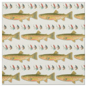 Forel Vliegen Vissen Visser Stof (Swatch)