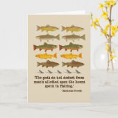 Forel vliegviskaart kaart (Gele Bloem)