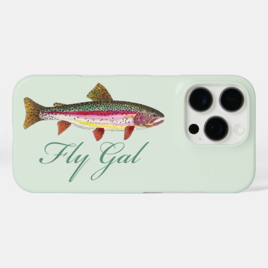 Forel Vliegvisserij Case-Mate iPhone Case (Achterkant (horizontaal))