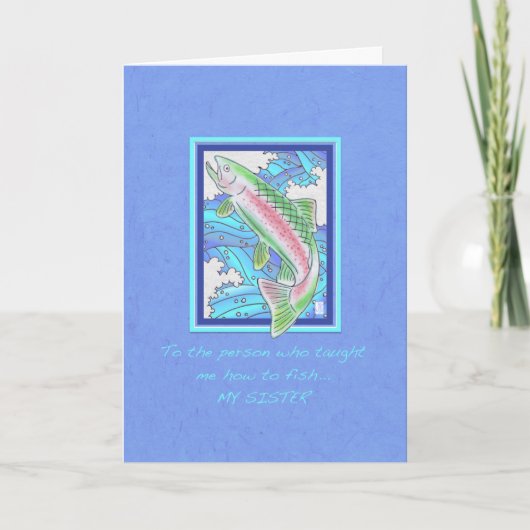 Forel voor verjaardag zus kaart (Voorkant)