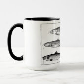 Forel & Zalm 1700 Reproductie Print Mok (Links)
