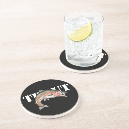 forel zandsteen onderzetter (Zijkant)