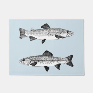forel - zoetwater Gevist Deurmat