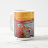 forelenart koffiemok (Voorkant links)