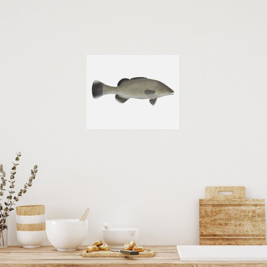 forelkabeljauw poster (Keuken)