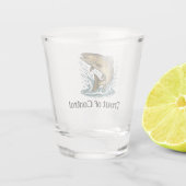 Forellen controle shotglas shot glas (Achterkant)