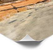 “Forellen vissen” Westerse kunst van Frank Feller Perfect Poster (Hoek)