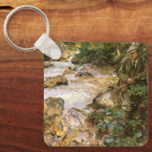 Forelstroom in de Tirol van John Singer Sargent Sleutelhanger (Voorkant)