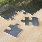 Forelstroom in het dorp Bibury, Legpuzzel (Zijkant)