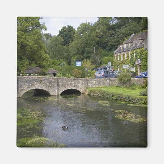 Forelstroom in het dorp Bibury, Magneet (Voorkant)