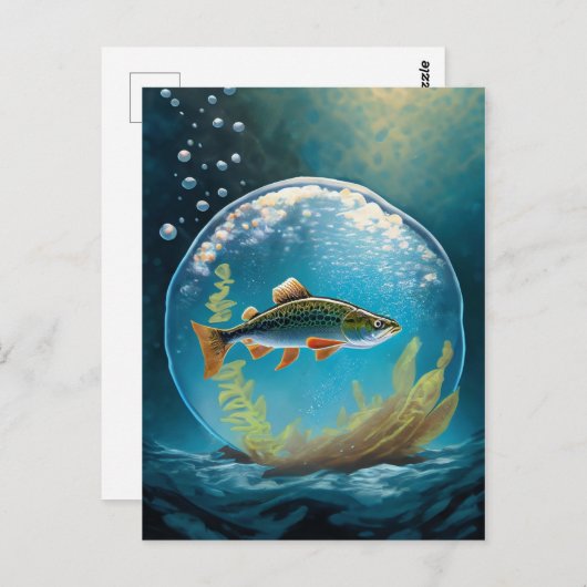 forelvis Gevist Briefkaart (Voorkant / Achterkant)