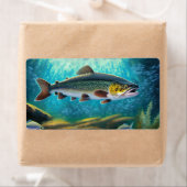 forelvis Gevist Etiket (Insitu)