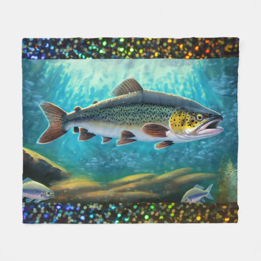 forelvis Gevist Fleece Deken (Voorkant (Horizontaal))