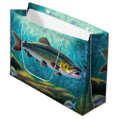 forelvis Gevist Groot Cadeauzakje (Voorkant Gekanteld)