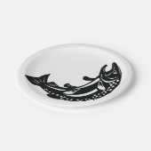 forelvis papieren bordje (Gekanteld)