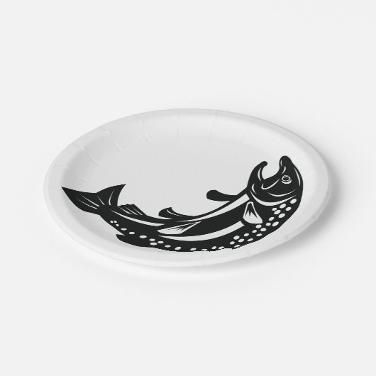 forelvis papieren bordje (Gekanteld)