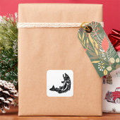 forelvis vierkante sticker