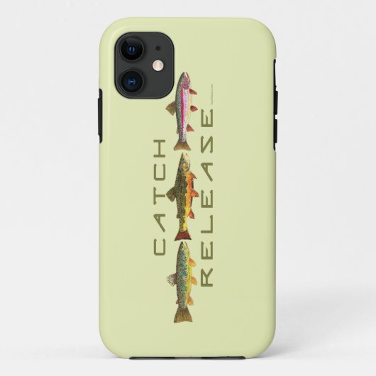Forelvissen Vang en Laat Los Case-Mate iPhone Case (Achterkant)