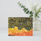 forelvisserij briefkaart (Staand voorkant)