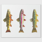 forelvisserij cadeaupapier (Vlak)