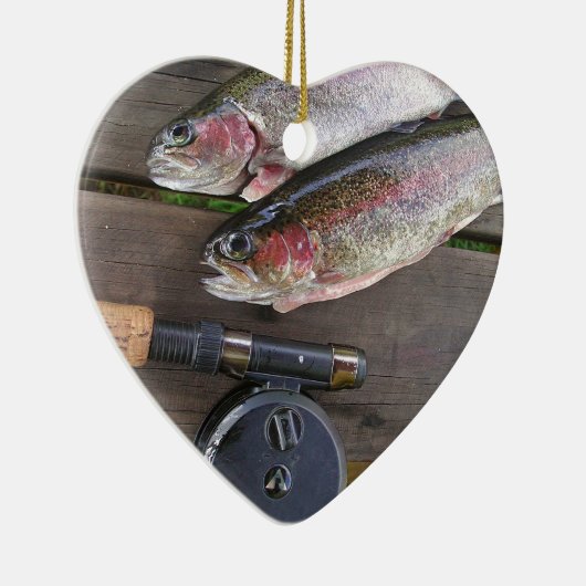 forelvisserij keramisch ornament (Rechts)