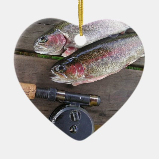 forelvisserij keramisch ornament (Voorkant)