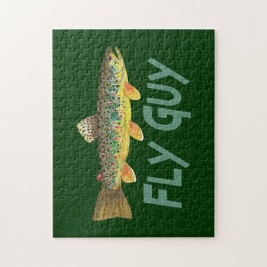 forelvisserij legpuzzel (Verticaal)