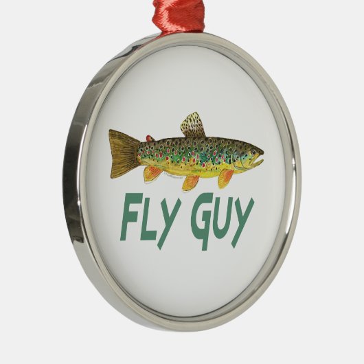 forelvisserij metalen ornament (Rechts)