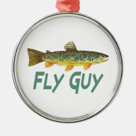 forelvisserij metalen ornament