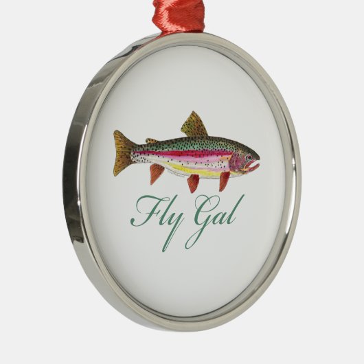 forelvisserij metalen ornament (Rechts)