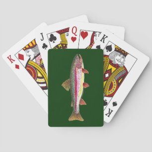 Forelvisserij op Regenboogforel Pokerkaarten