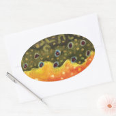 forelvisserij ovale sticker (Envelop)