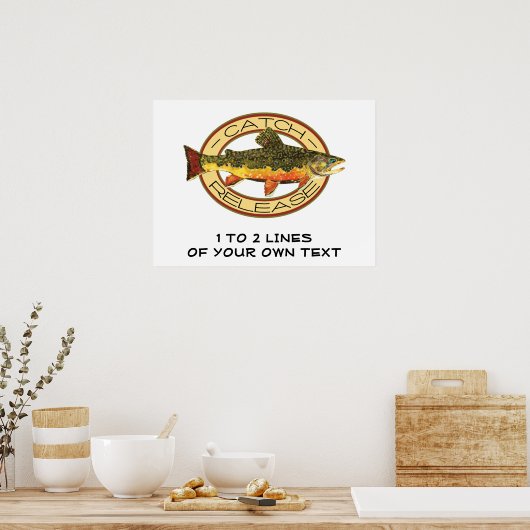 forelvisserij poster (Keuken)