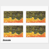 forelvisserij rechthoekige sticker (Vel)