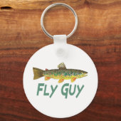 forelvisserij sleutelhanger (Voorkant)