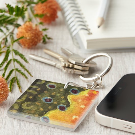 forelvisserij sleutelhanger (Voorkant Rechts)