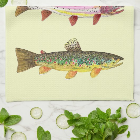 forelvisserij theedoek (Gevouwen)