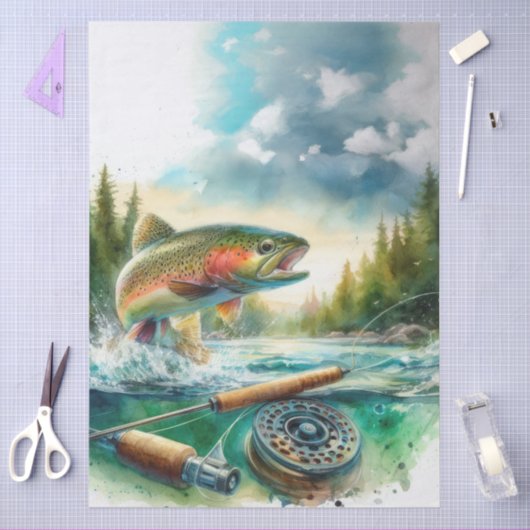 forelvisserij tissuepapier (Craft)