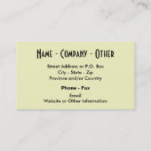 forelvisserij visitekaartje (Achterkant)