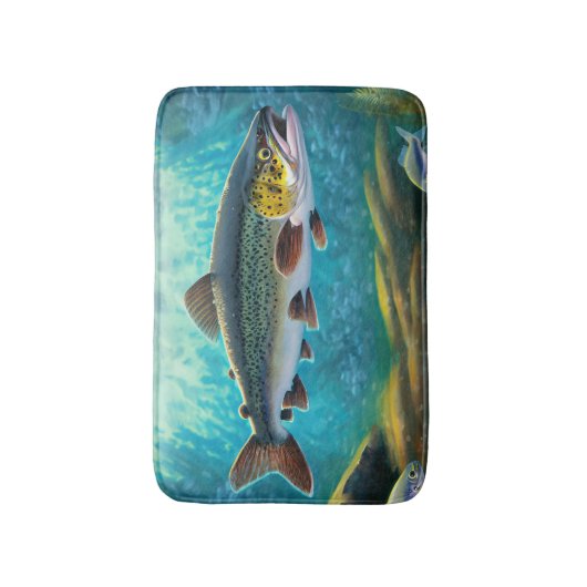 Forelvisvangst Badmat (Voorkant Verticaal)
