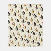 Forelvliegen Gevist Fleece Deken (Voorkant)