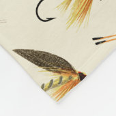 Forelvliegen Gevist Fleece Deken (Hoek)